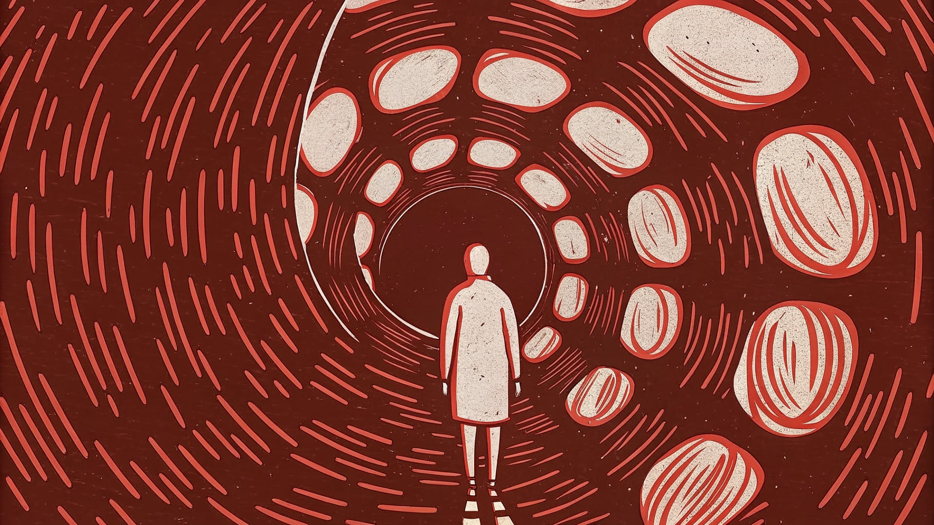 abstract image of scientist and journaling